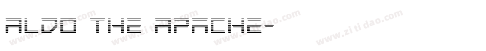 Aldo the Apache字体转换